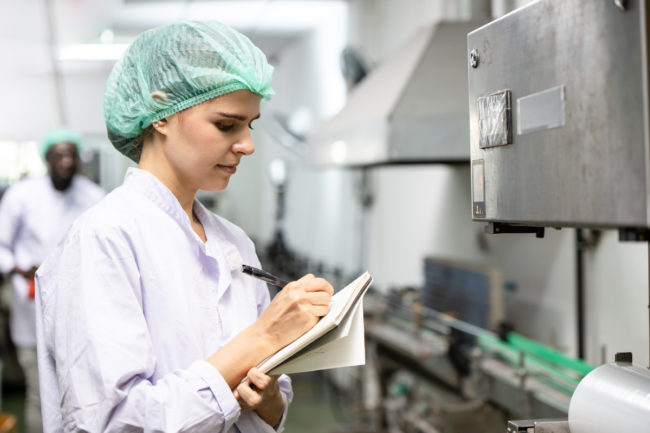 quality control food safety manufacturing plant food and beverage production industry
