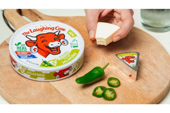 The Laughing Cow Jalapeno cheese new products flavors snacks dairy Bel Brands USA protein spicy