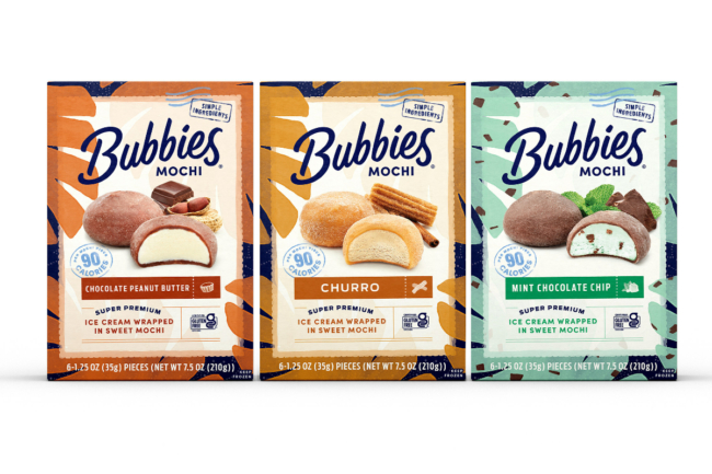 Bubbies Ice Cream New Mochi Ice Cream Flavors dairy snacks desserts retail frozen novelties