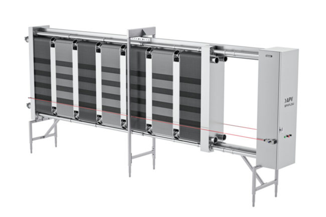 APV Plate Heat Exchanger Automated FastFrame SPX FLOW dairy processing equipment automation efficiency