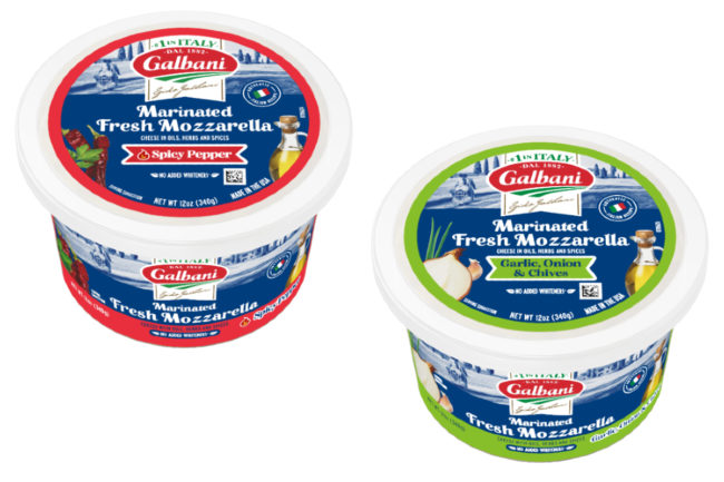 Galbani spicy pepper garlic onion marinated fresh mozzarella new flavors products dairy cheese Lactalis American Group