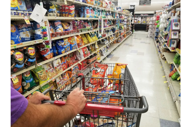 consumers snacks snacking shopping grocery
