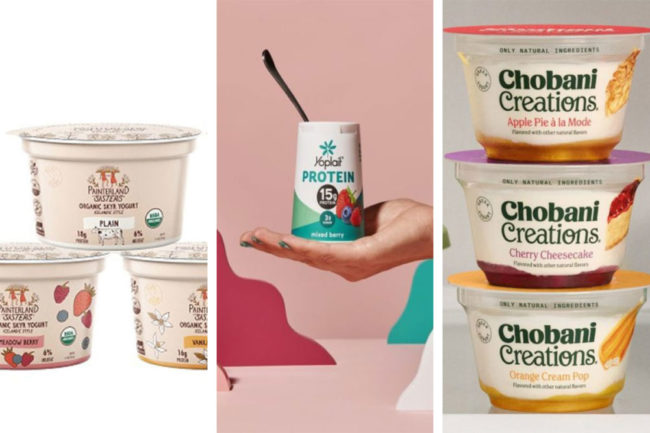 yogurts Painterland Sisters Yoplait protein Chobani creations