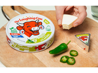 The laughing cow jalapeno cheese new products flavors snacks dairy