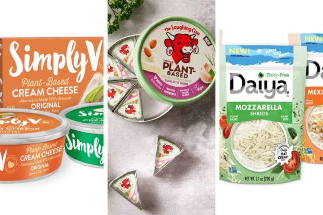 plant based cheeses new products innovation Simply V The Laughing Cow Daiya