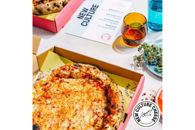 New Culture mozzarella animal free casein pizza alternative dairy