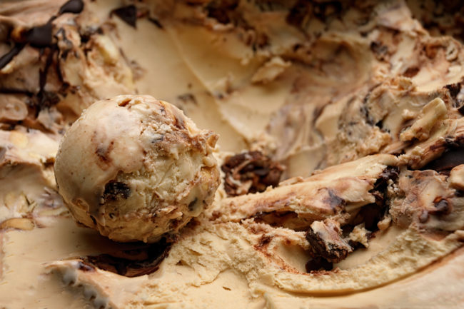 ice cream scoop dairy dessert